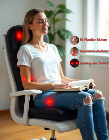 Zenova™ RelaxTech Heated Massage Cushion